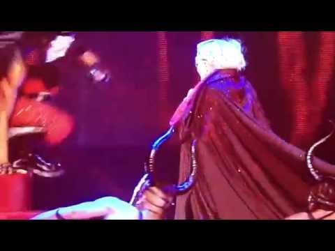 Madonna falling over at the Brit awards (2015)