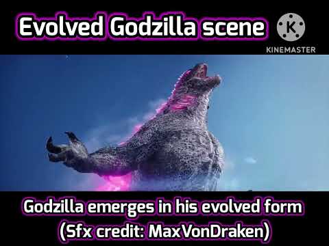 Godzilla emerges in his evolved form (with custom Godzilla roar sfx)