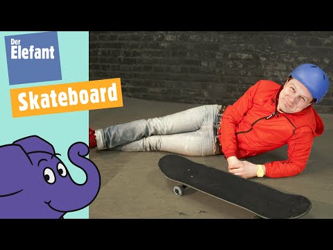 André fährt Skateboard - Wie fährt man einen Ollie, Bone oder Kickflip? | Der Elefant | WDR
