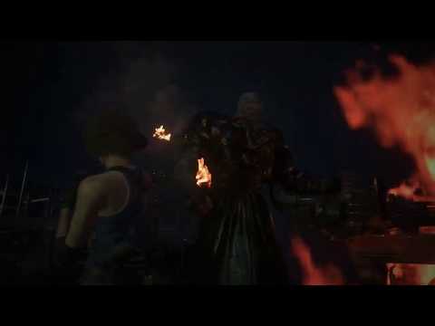 Resident Evil 3 Remake: Nemesis first boss (HARDCORE) Knife only run