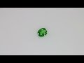 Tsavorite taglio ovale 0.46 ct Video 1