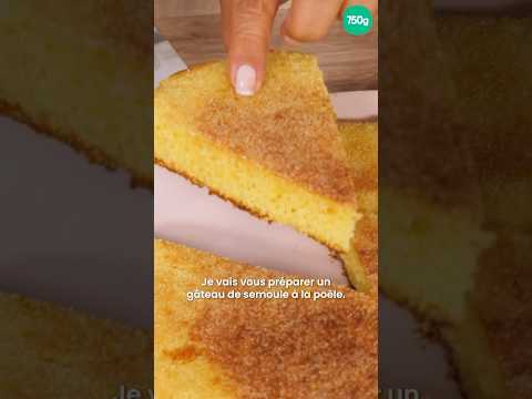 A semolina cake to cook in a pan!