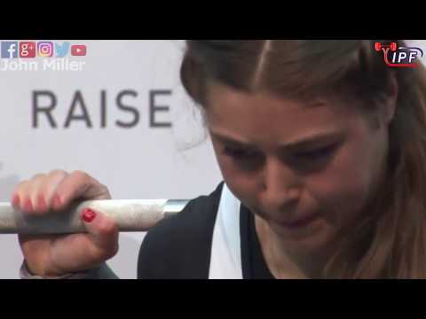 Jessica Buettner - 2nd Place 532.5kg Total - 72kg Class 2019 Womens IPF Classic Worlds