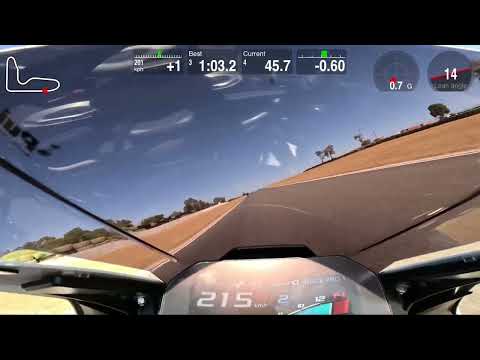 BMW S1000RR k67 - 62 Seconds laps at Wanneroo Raceway Track Day