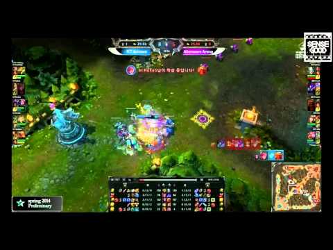 [LOL Champions Spring 2014 Preliminary Group C Game 5] KT Arrows vs Alienware Arena