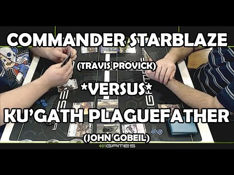 Commander Starblaze versus Ku'gath Plaguefather - Warhammer 40,000: Conquest