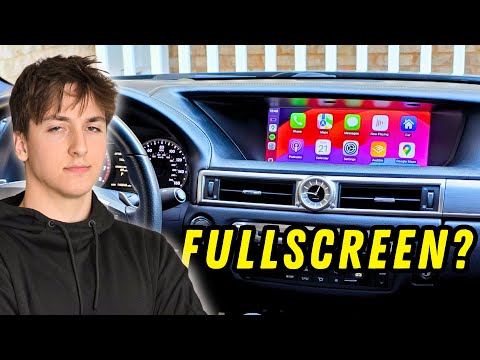 ADDING FULLSCREEN Apple CarPlay To My Lexus GS350!