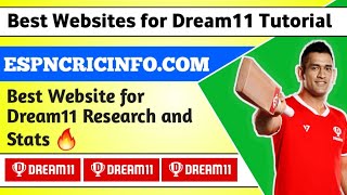 Best Websites for Dream11 | Dream11 ke liye research kaise kare | How to research for Dream11 |