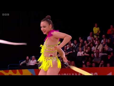POPOVA Elizabeth Petrova (WAL) Ribbon (Qualifications) [Common Wealth Games 2022]