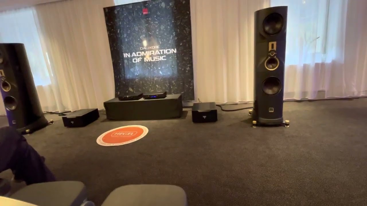Gothenburg hifi show 2022 - Dali Kore Hegel P30A + H30A