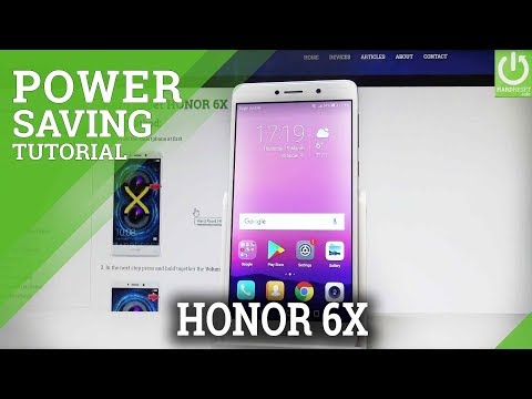 How to Use Power Saving Mode in HONOR 6X |HardReset.info