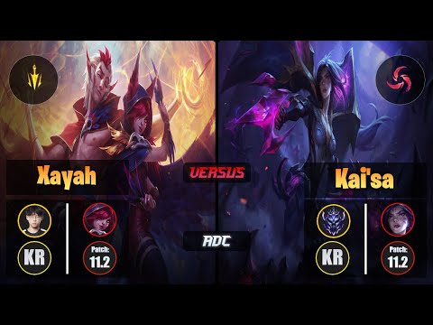 Zenit XAYAH (ADC) [Lethal Tempo] VS KAI'SA - Diamond KR Patch 11.2