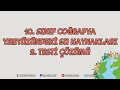 10. Sınıf  Coğrafya Dersi  Denizler Bu videomuzda yeryüzündeki su kaynakları konu testini sizler için çözdük. Bu videoda çözdüğümüz teste ait pdfleri ve diğer ... konu anlatım videosunu izle