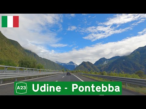 A23 Udine - Pontebba in the Italian Alps