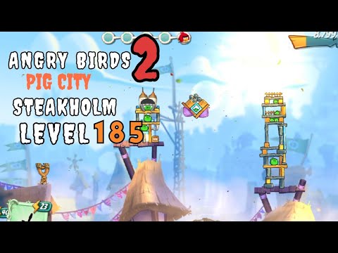 Angry Birds 2 Level 185 | Angry Birds 2 Gameplay #angrybirds  #gaming #game