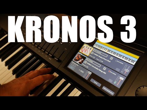 Korg KRONOS 3 - Epic Sound Short Demo - First Play