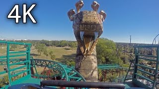 Cobra&#39;s Curse front seat on-ride 4K POV Busch Gardens Tampa