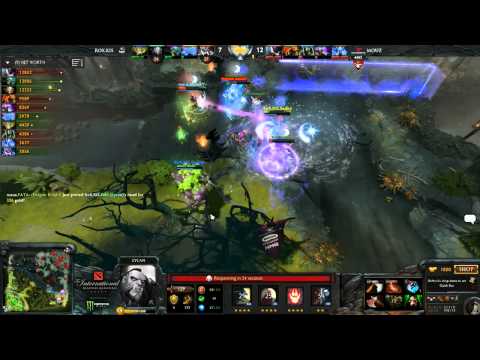TI 4 EU Qual Playoffs WB Final Mouz vs Rox.Kis Game 2 Team wipe