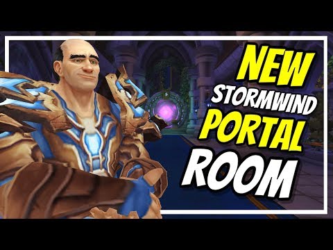 NEW Stormwind City Portal Room | WoW Patch 8.1.5 PTR | World of Warcraft Battle For Azeroth