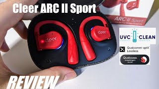 Video thumbnail for REVIEW: Cleer ARC II Sport Open Ear Wireless Earbuds - UV Cleaning Case,  aptX Lossless! by OSReviews