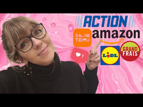 VLOG #244 : Haul Action, Amazon, Temu, Lidl, Grand frais, Degustabox •