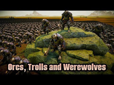 Soldiers against 2 million orcs, trolls and werewolves | Ultimate Epic Battle Simulator 2