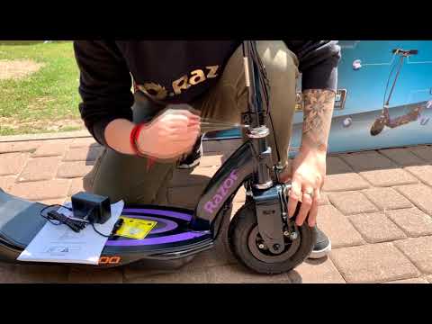 Razor E100 Power Core - jak zacząć i jak jeździć Unboxing