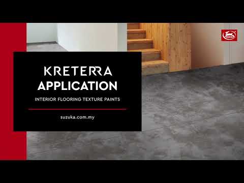 KRETERRA: Cement Texture Paint (Floor-Interior) video