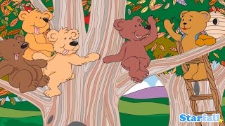 Five Little Bears  a Starfall™ Movie from Starf