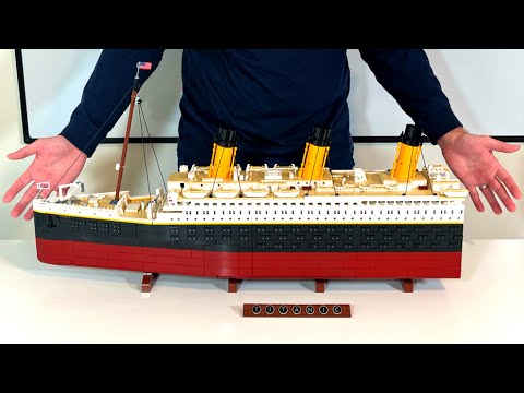 Lego Titanic Speed Build Set 10294 - Part 2  #video #satisfying #asmr #stopmotion