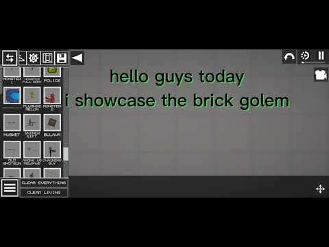 melon Playground showcase brick golem
