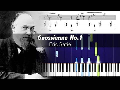 Satie - Gnossienne No.1 - Piano Tutorial with Sheet Music