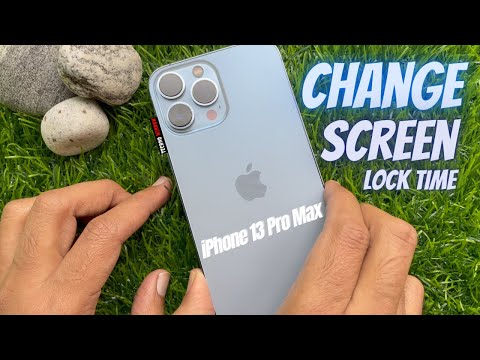 How to Change Screen Timeout on iPhone 13 Pro Max | Change Screen lock time