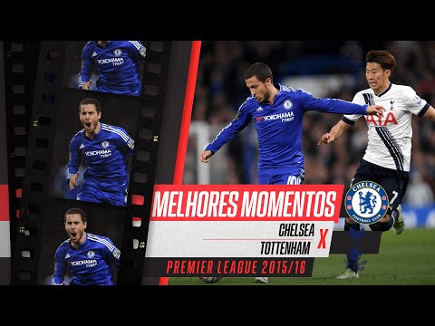 HAZARD FEZ GOLAÇO, CHELSEA EMPATOU COM O TOTTENHAM E DEU O TÍTULO DA PREMIER LEAGUE AO LEICESTER