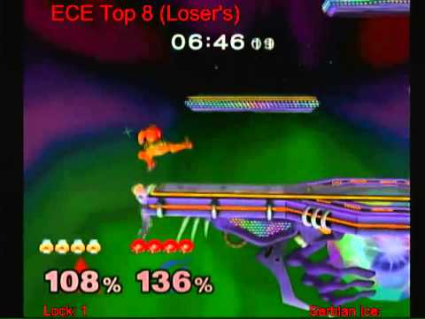 E.C.E Monthly - Serbian Ice (Sheik) Vs. Lock (Samus) SSBM Top 8 (Losers)