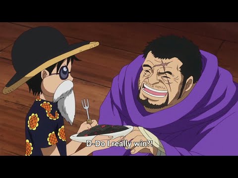 Luffy meets fujitora for the first time (English Sub)