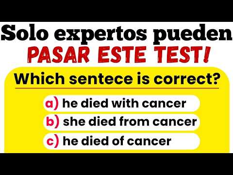 ¡Si superas este TEST, tu inglés es EXCELENTE!  🇬🇧  - [Quiz ⭐A2]