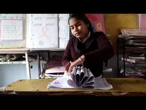 How to make a Beautiful flower from pages of a Book -Ramandeep Kaur GHS Mohabli Pur-Easy Craft Ideas
