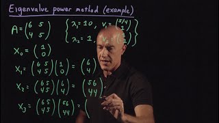 Eigenvalue Power Method (Example) | Lecture 31 | Numerical Methods for Engineers