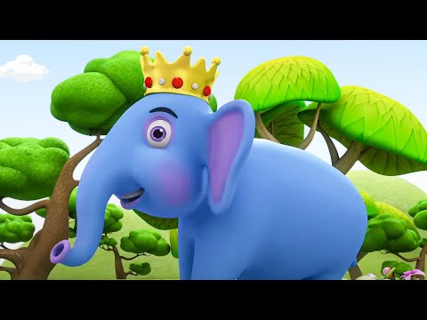 हाथी राजा कहा चले - Hathi Raja Kahan Chale | Hindi Poem For Kids | Kaku Rhymes Hathi Raja Kids Song