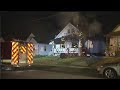 House under renovation catches fire