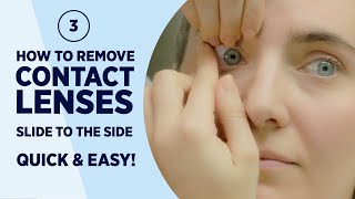 Slide To The Side: How To Take Out Contacts