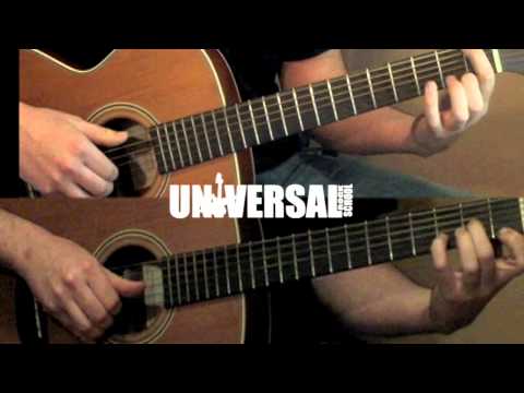 Dual guitar melody! Russian Classical folk song, Two guitars! Steve Savis 4 hands