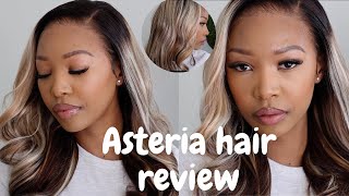 THE PRETTIEST BLONDE/BROWN WIG EVER! | START TO FINISH FRONT WIG INSTALL |NO PLUCKING| ASTERIA HAIR