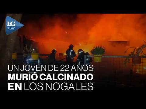 Sospechan que un calefactor originó el incendio en Los Nogales
