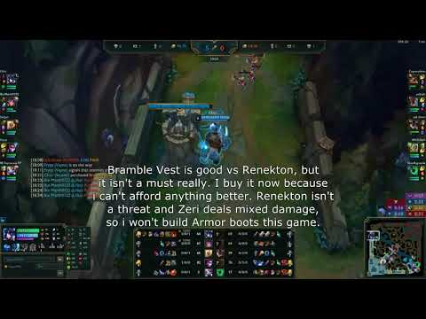 Sejuani Top Guide - vs Renekton - Gameplay Explained