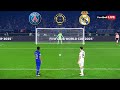PSG Vs Real Madrid Penalty Shootout FIFA Club World Cup 2025 Semi Final PES Gameplay