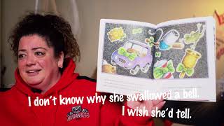 Music video thumbnail preview for CIS Christmas Story - There Was An Old Lady Who Swallowed A Bell! - Read by Ms. Guzzo by ZEDNED