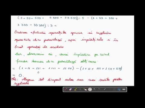 Ordinea rezolvarii operatiilor - Teorie si exercitii rezolvate-Scoala online-Matematica-Clasele 3-4