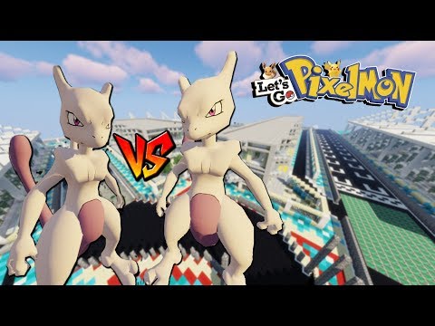 ¡MEWTWO vs MEWTWO! CARRERA POKEMON #32 - PIXELMON Let's Go MINECRAFT SERIE PIXELMON
